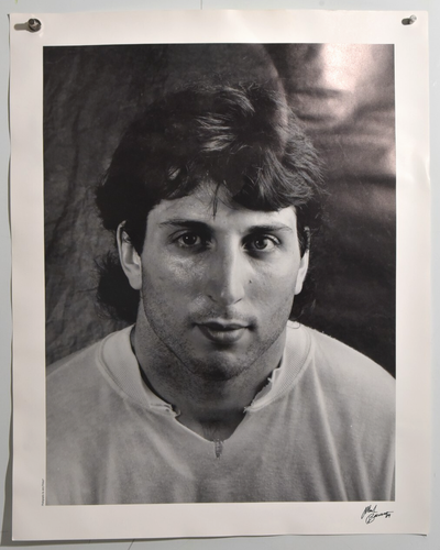 Poster vintage MARK BAVARO New York Giants 16x20 bianco e nero - DANNI - Foto 2 di 5