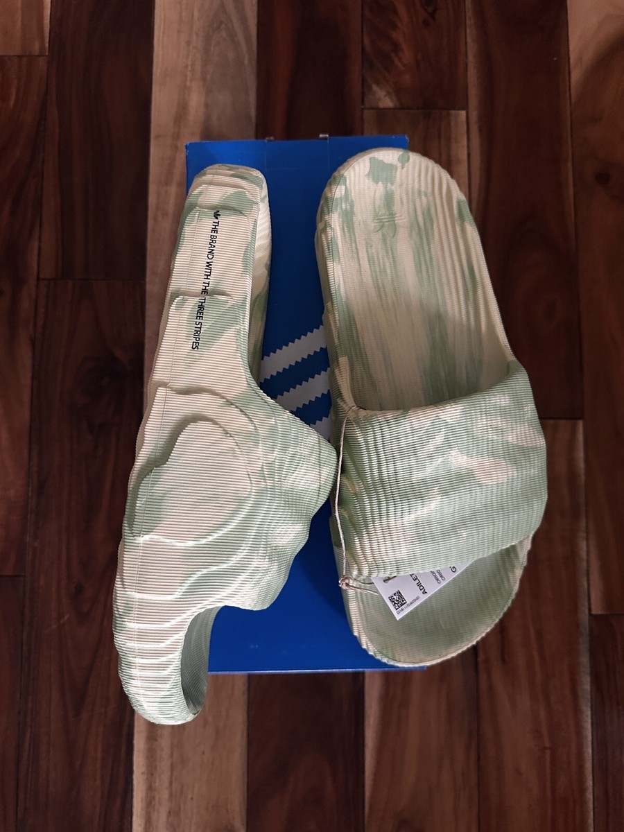Adidas Originals Adilette 22 Slide Magic Lime / Desert Sand  display picture 3