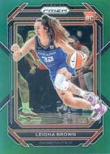 2023 Panini Prizm WNBA LEIGHA BROWN RC ROOKIE #146 GREEN PRIZM SUN