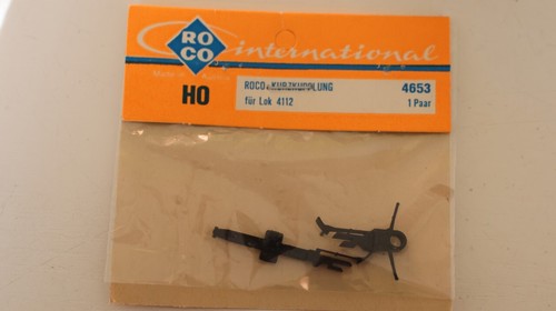 Roco: 2 acoplamientos de repuesto con el antiguo acoplamiento corto Roco 04653 / 40257 | Condition: Neu
