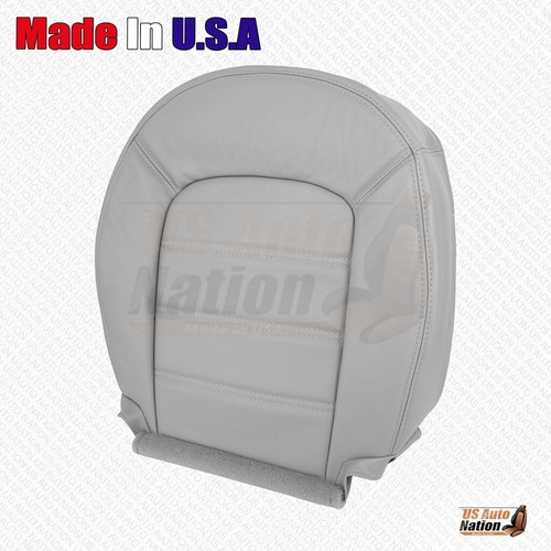 2002 - 2005 Ford Explorer PASSENGER Side Bottom Genuine Leather Seat Cover Gray - Picture 4 of 10