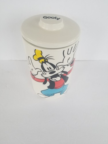 Disney Goofy Up Close Large Ceramic Canister Kitchen Decor NEW - Picture 2 of 4