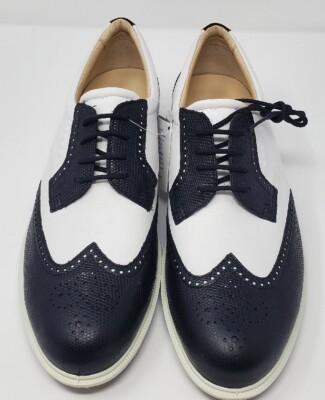 Ecco Womens Classic Golf Hybri Black/White US 9-9.5 EU 40