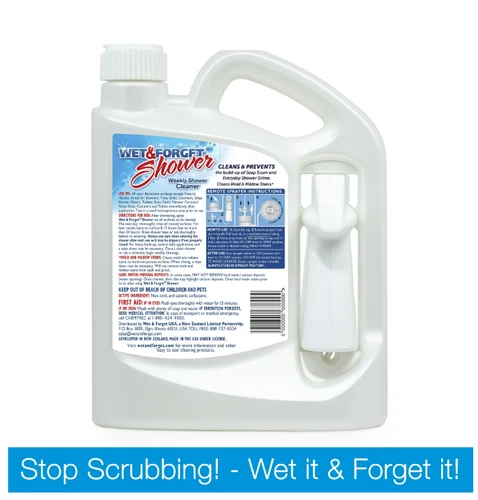 2- PACK Wet & Forget Weekly Shower Cleaner, Vanilla Scent, 64 fl oz - Picture 9 of 9