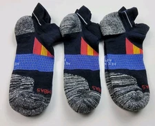 Bombas Hex-Tec Run Running Athletic Ankle Socks Lot Of 3 Size L