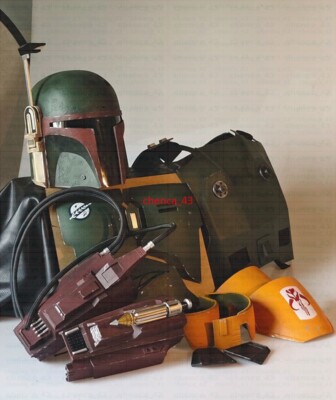 Star Wars Boba Fett Full Body Armor Helmet Set The Mandalorian