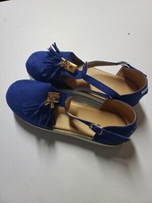 Women Summer Sandals Fashion Buckle Strap Tassels Solid Flat Platform 1.25" High