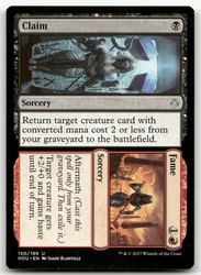 Claim // Fame #150 Hour of Devastation MTG Uncommon