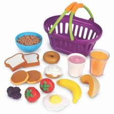 Learning Resources New Sprouts Breakfast Foods Basket, Pretend Play, Toddler