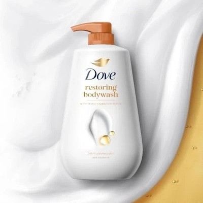 Dove Restoring Body Wash 825ml Triple Hydration Serum