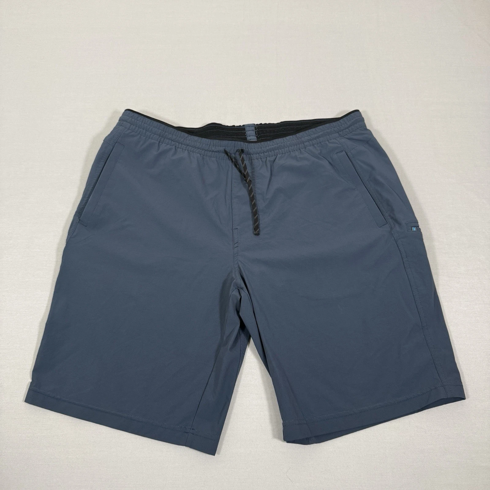 Kuhl Shorts Mens XL Blue Suppressor Elastic Waist Lightweight Nylon Outdoor Hike