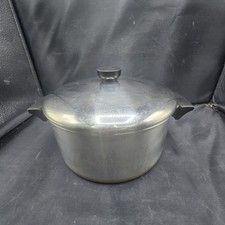 Revere Ware 4 1/2 Qt Stock Pot Stainless Steel w/Lid Made in Clinton ILL USA