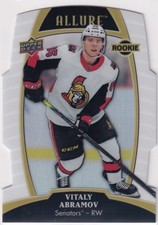 2019-20 Upper Deck Allure Hockey Rookie White Rainbow #84 Vitaly Abramov RC
