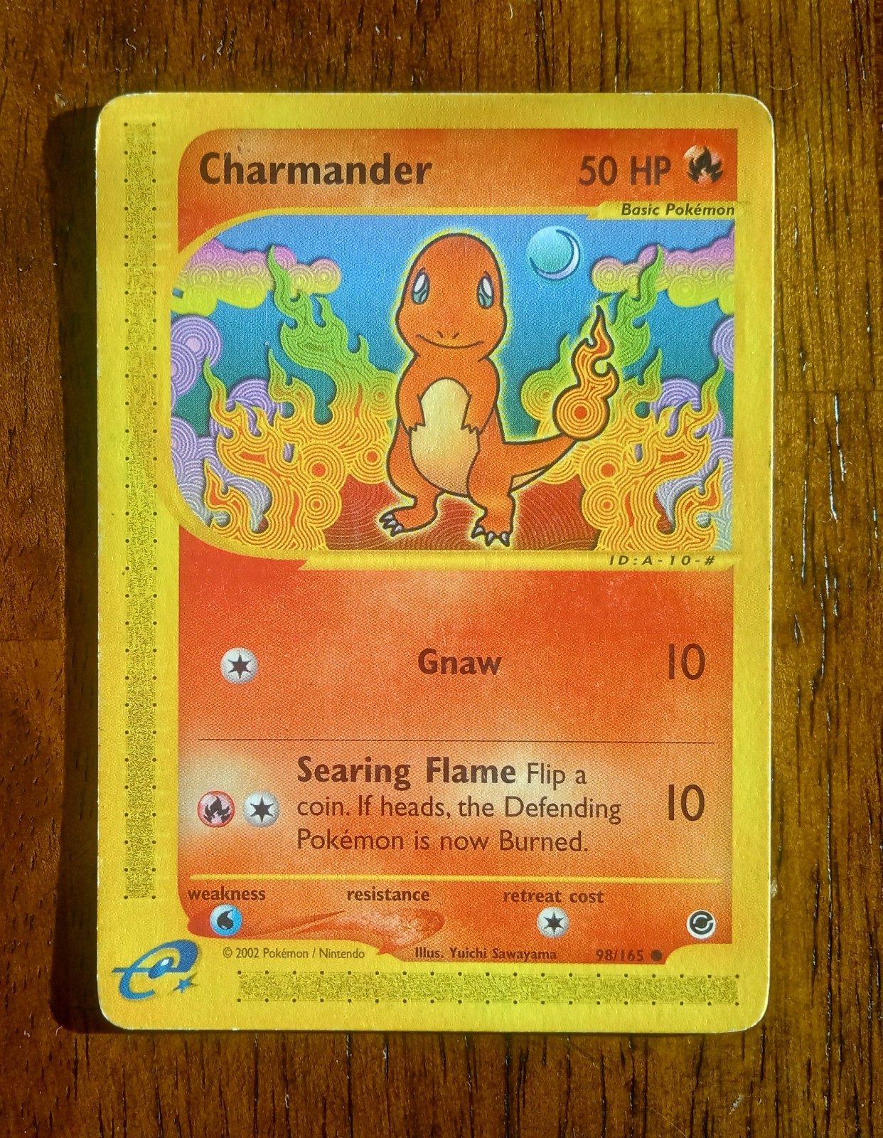 Charmander Basic Pokemon Expedition Base Set 98/165