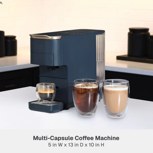 Thyme & Table Multi Capsule Coffee Machine TT1584R-ECOM - Atlantic Blue - 第 10/10 張圖片