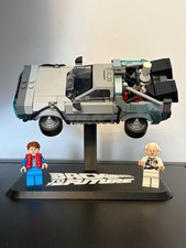 Display Stand for Lego Delorean Speed Champions Back to the Future 77256