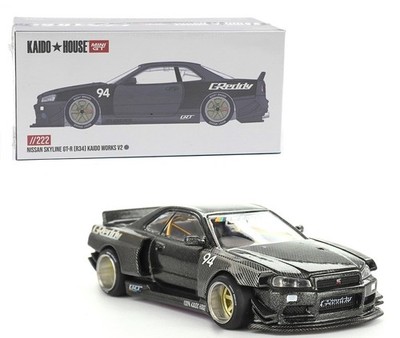KAIDO HOUSE MINI GT GReddy R34 街道ハウス Kaido House x Mini GT 1:64 Nissan Skyline GT-R R34 Kaido Works