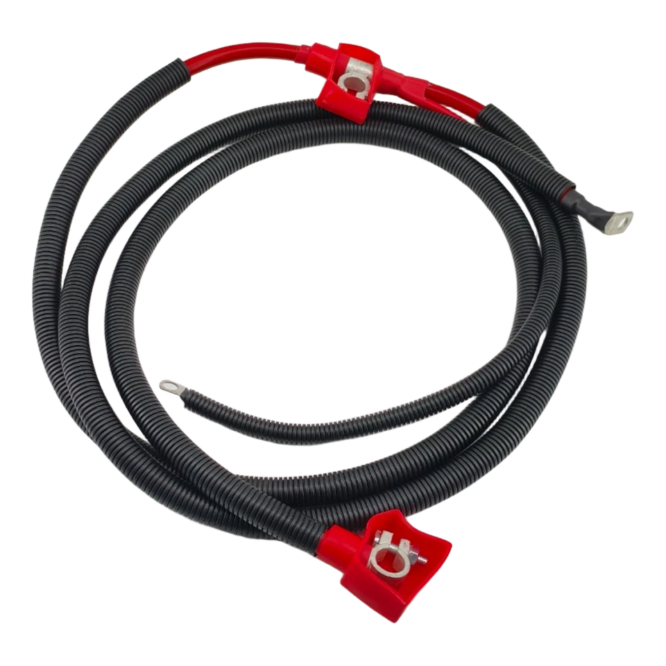 Powerstroke Diesel Battery Cable Positive & Negative For 1994-1997 Ford 7.3L Foto 4 de 4