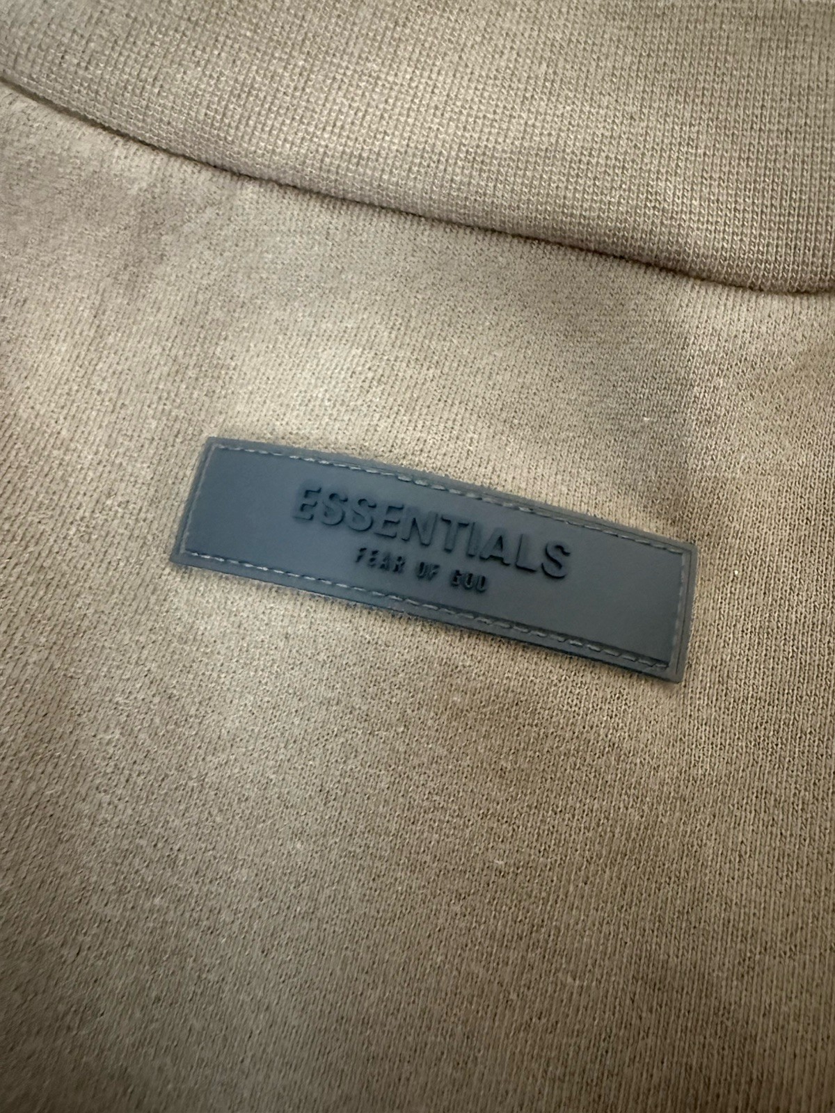 FEAR OF GOD ESSENTIALS V NECK VEST LOGO TOP Sweatshirt Women’s XL Brown thumbnail 5