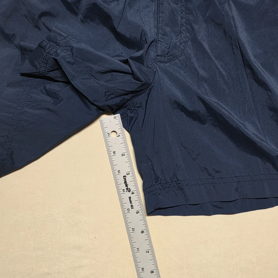 Pantalones Cortos de Natación Orlebar Marrón Para Hombre Talla 30 Azul Marino Malla Forrados Playa Bulldog OB Clásicos Foto 4 de 4
