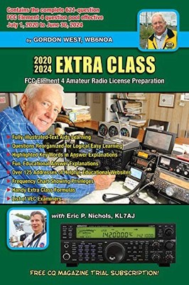 2020-2024 Extra Class - paperback Gordon West|Eric P. Nichols|WB6NOA|KL7AJ|P...