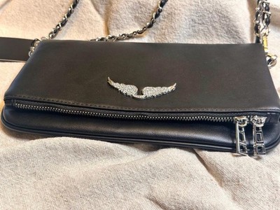 Zadig & Voltaire  Rock Nano Swing Your Wings Handtasche Black Neu mit Staubb 