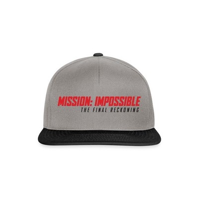Mission Impossible The Final Reckoning Film Logo Snapback Cap, One size