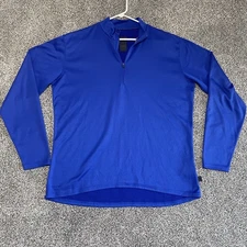 Nike ACG Shirt Mens Extra Large Blue Base Layer Outdoor Cycling Half Zip
