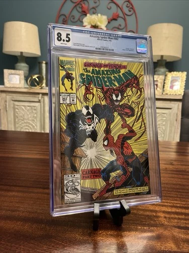 Amazing Spider-Man #362 CGC 8.5, 2nd Carnage, Mark Bagley, Venom Human Torch