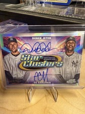 2025 Topps Chrome Cosmic Star Clusters Derek Jeter & CC Sabathia Dual Auto 04/10