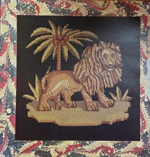 ELIZABETH BRADLEY VICTORIAN ANIMAL NEEDLEPOINT SERIES KIT THE LION