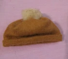 Vintage Barbie Clothes - Vintage Barbie 0819 It's Cold Outside Brown Hat