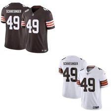 Carson Schwesinger Mens Browns All Stitched Jersey