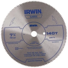 Tools Classic Series Steel Corded Circular Saw Blade, 7 1/4-inch, 140T, .087-...