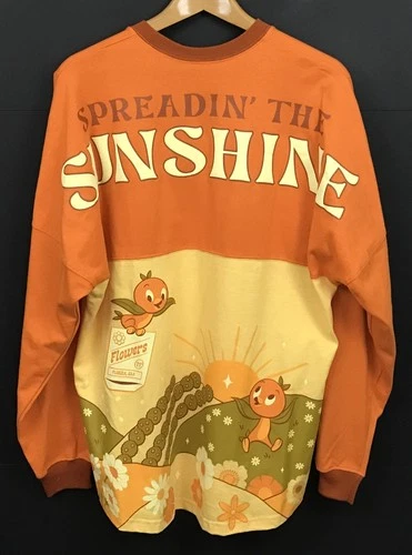 NEW Disney Parks EPCOT Flower & Garden Festival Orange Bird Spirit Jersey Size L
