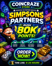 Monopoly go Partner Event     Simpsons Partners -1 slot full carry 80k    