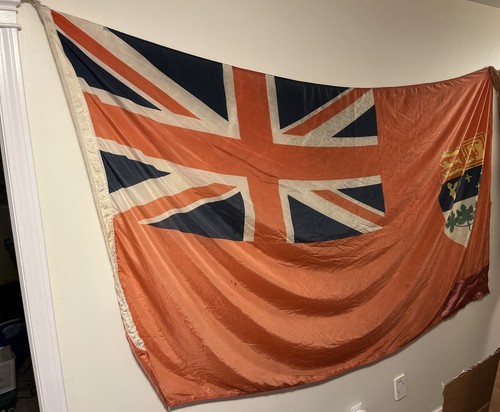 Canadian Red Ensign Flag 93" x 50” John Leckie Patroit flag Polyester Vintage