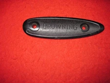 Browning Rifle/Shotgun Black Plastic Buttplate