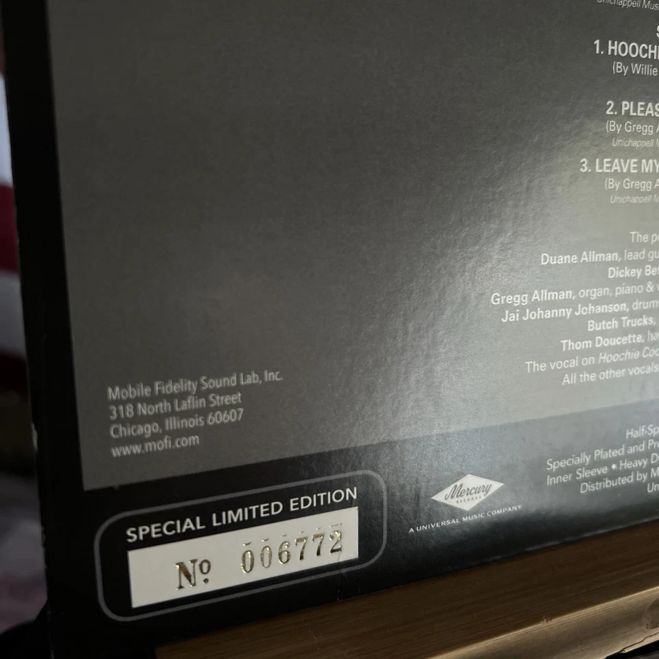 ALLMAN BROTHERS BAND**Idlewild South**Special Limited Edition*OGMaster Recording - Image 4 of 4