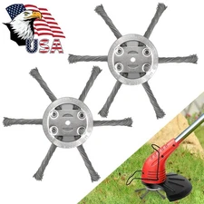 Steel Wire Grass Trimmer Head Lawn Mower Brush Cutter Weed Eater Trimmer Head