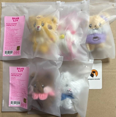 ILLIT - 2ND DEBUT ANNIVERSARY PLUSH KEYRING DEARLIT BRAND NEW SAELED