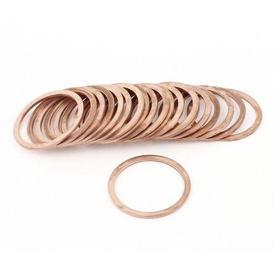 20Pcs 30mm Inner Diameter     Crush Washer Sealing Ring Spacer  *hu