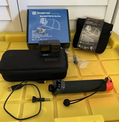 GoPro HERO9 Black 20.0 MP 5K Waterproof Action Digital Camera Black &Stick &Hat
