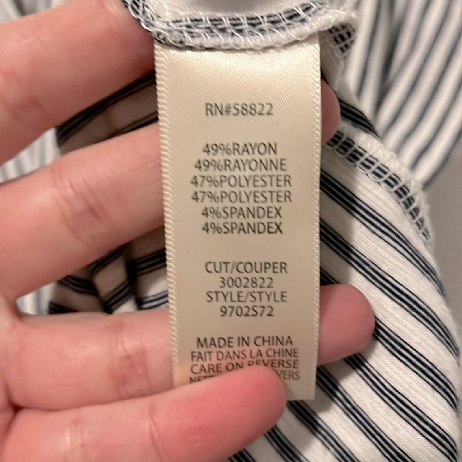 Max Studio Striped Button Down Top - image 9