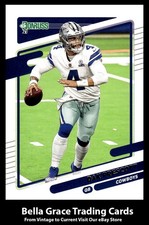 2021 Panini Donruss Dak Prescott #187 Dallas Cowboys
