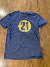 Roberto Clemente Museum T-Shirt_Medium_Blue Heather with gold 21