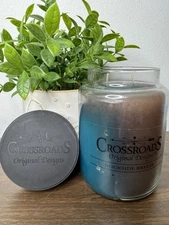 Crossroads 26 Ounce Jar Candle Dockside Breeze Ocean Beach Tropical Decor USA