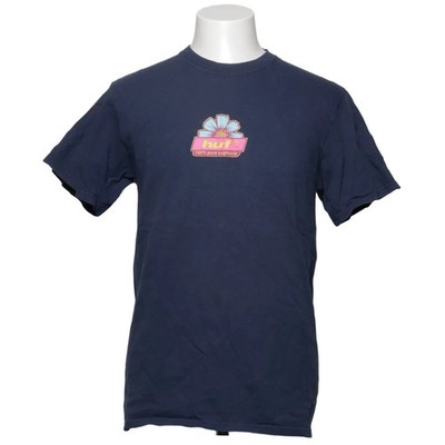 HUF, T-shirt, Größe: M, Blau/Mehrfarbig, Baumwolle, Print, Herren #c4z