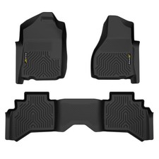 Tpe Floor Mats Liners Fit For 2002-2009 Dodge Ram 1500 2500 3500 Quad Cab