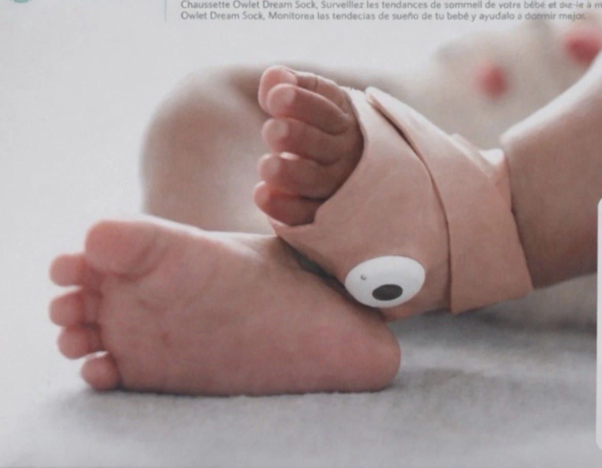 Owlet Dream Sock Smart Baby Monitor with Extra Sock